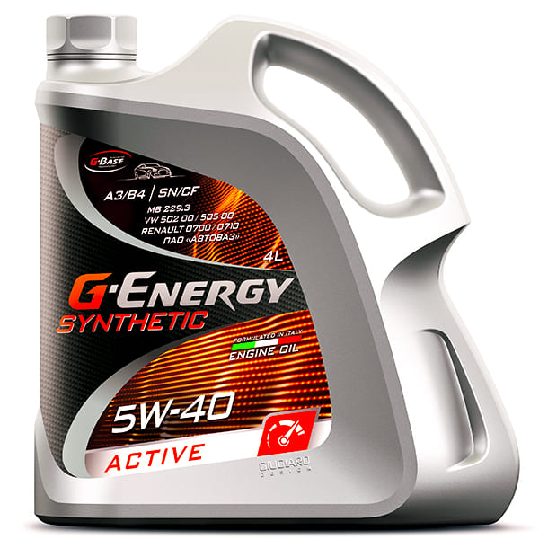 G-Energy Synthetic Active 5W40 4+1л. синт.